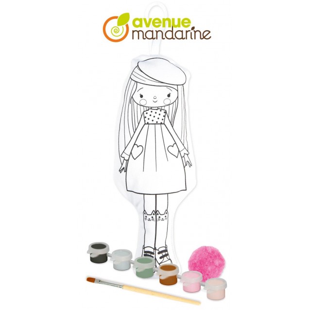 Avenue Mandarine Κούκλα Υφασμάτινη για Ζωγραφική 30cm Lisa