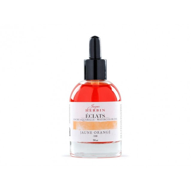 Jacques Herbin 50ml Υγρή Ακουαρέλα Eclats Orange Yellow