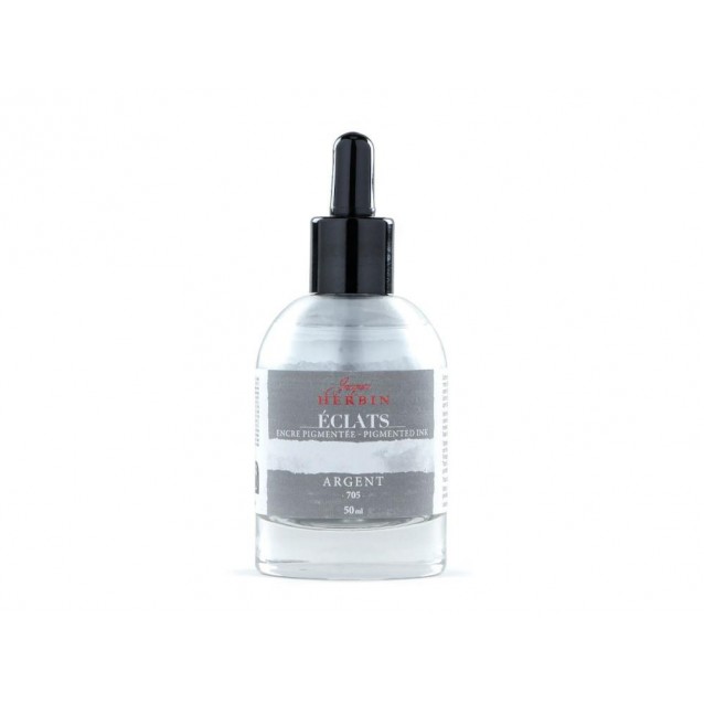 Jacques Herbin 50ml Υγρή Ακουαρέλα Eclats Silver