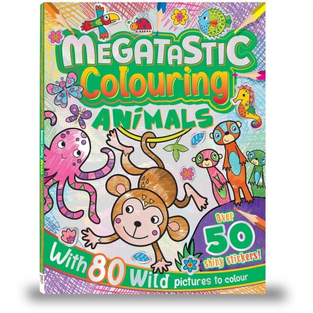 Megatastic Colouring Ζωγραφίζω Ζώα του Δάσους