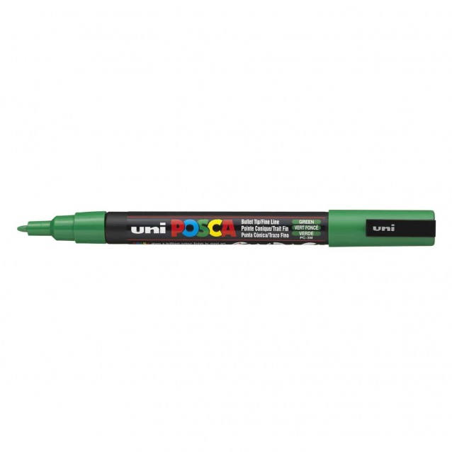 Posca Μαρκαδόρος PC-3M Λεπτό 0,9-1,3mm Πράσινο
