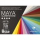 Clairefontaine 50 Χρωματιστά Χαρτιά Maya 25x35cm 270gr (25 χρωμ x 2 τεμ)