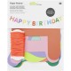 Rico Design 5m Πολύχρωμη Νέον Γιρλάντα Happy Birthday