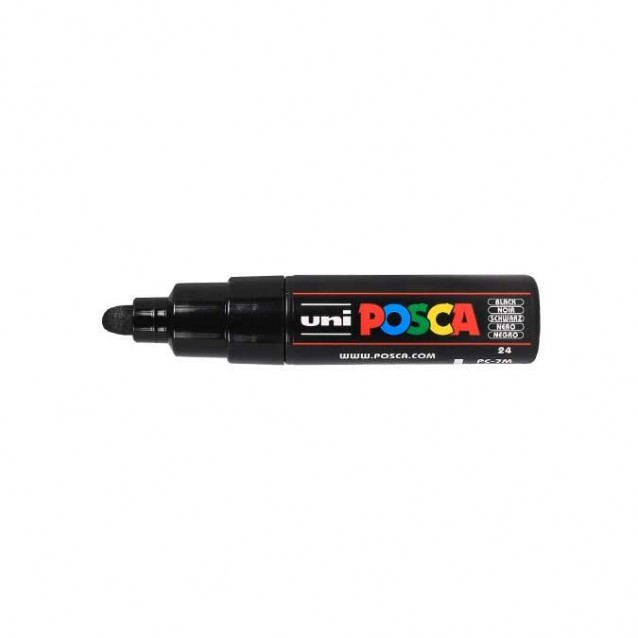 Posca Μαρκαδόρος PC-7Μ Χονδρός Bullet Tip Μαύρο