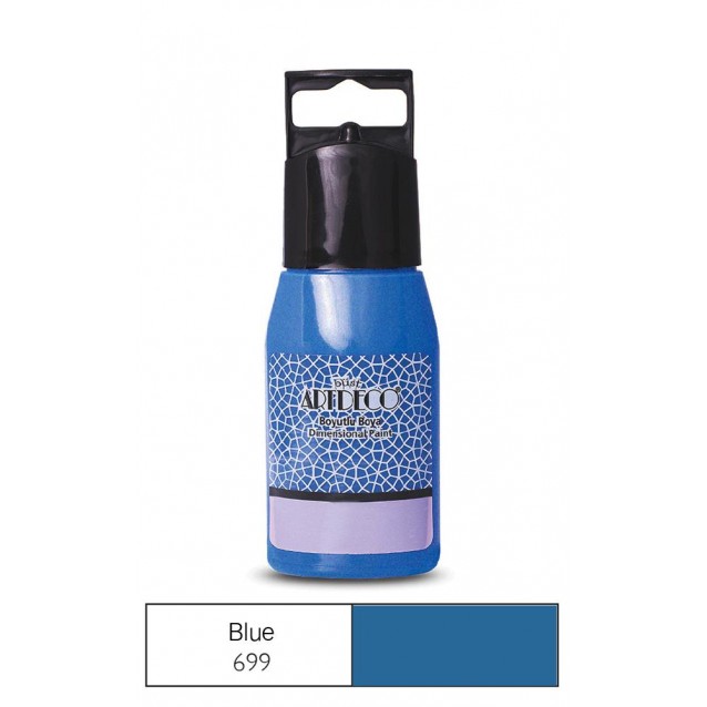 Artdeco 60ml Ακρυλικό Χρώμα 3D Liner Glitter Blue 699