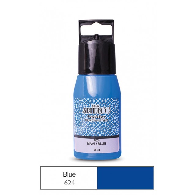 Artdeco 60ml Ακρυλικό Χρώμα 3D Liner Blue 624