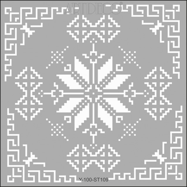 Artdeco Stencil 30x30cm Cross-Stitch 109