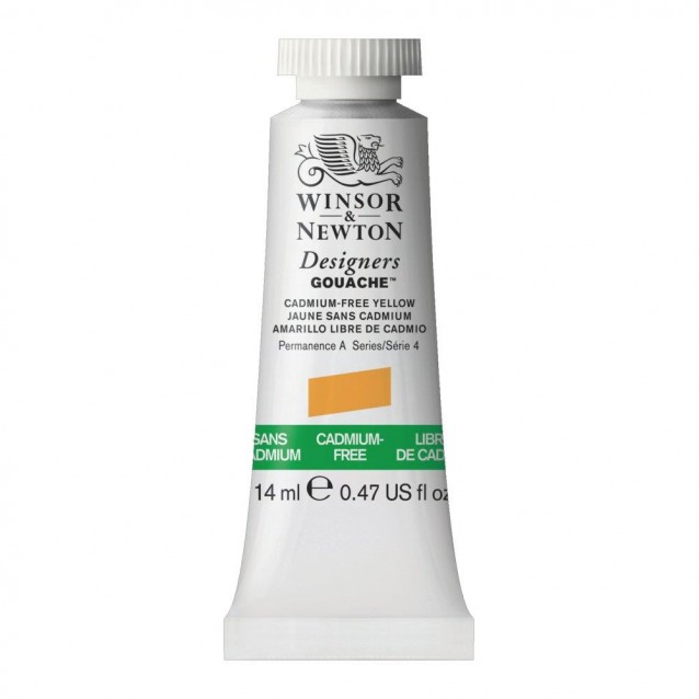 Winsor & Newton 14ml Τέμπερα Designers 890 Cadmium Free Yellow Series 4