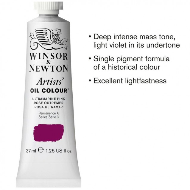 Winsor & Newton 37ml Artists Oil Series 3 Ultramarine Pink