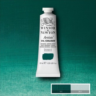 Winsor & Newton 37ml Artists Oil Series 3 Mineral Green Deep