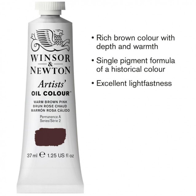 Winsor & Newton 37ml Artists Oil Series 2 Warm Brown Pink
