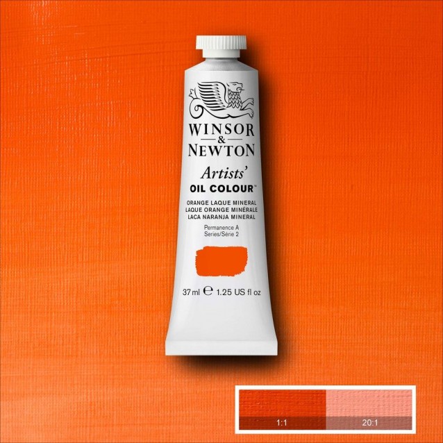 Winsor & Newton 37ml Artists Oil Series 2 Orange Laquer Mineral