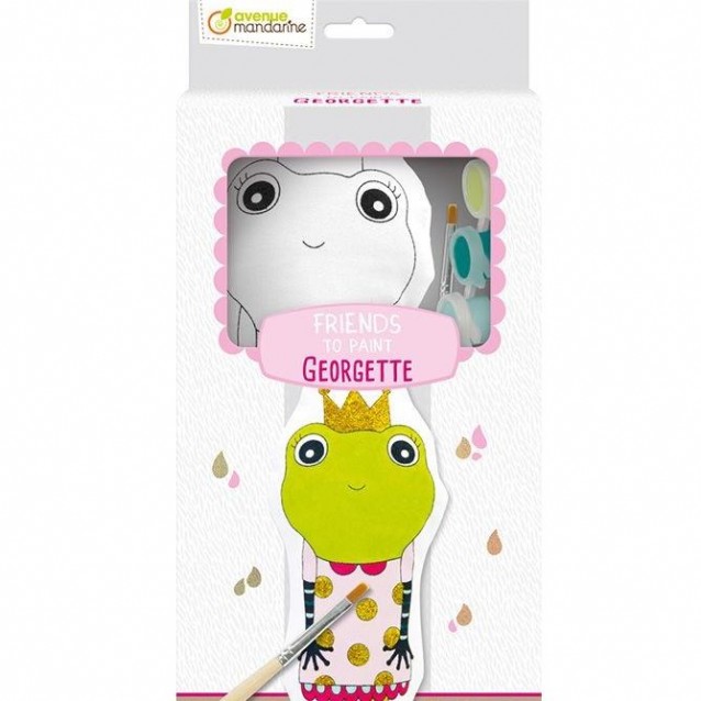 Avenue Mandarine Κούκλα Υφασμάτινη για Ζωγραφική 24cm Georgette