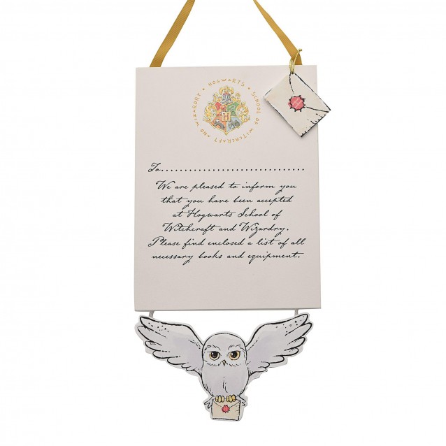 Harry Potter Charms Πλακέτα Hogwarts Letter