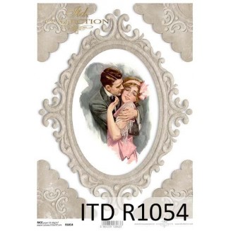Itd. Collection Ριζόχαρτο Decoupage A4 (21x29,7cm) She And He