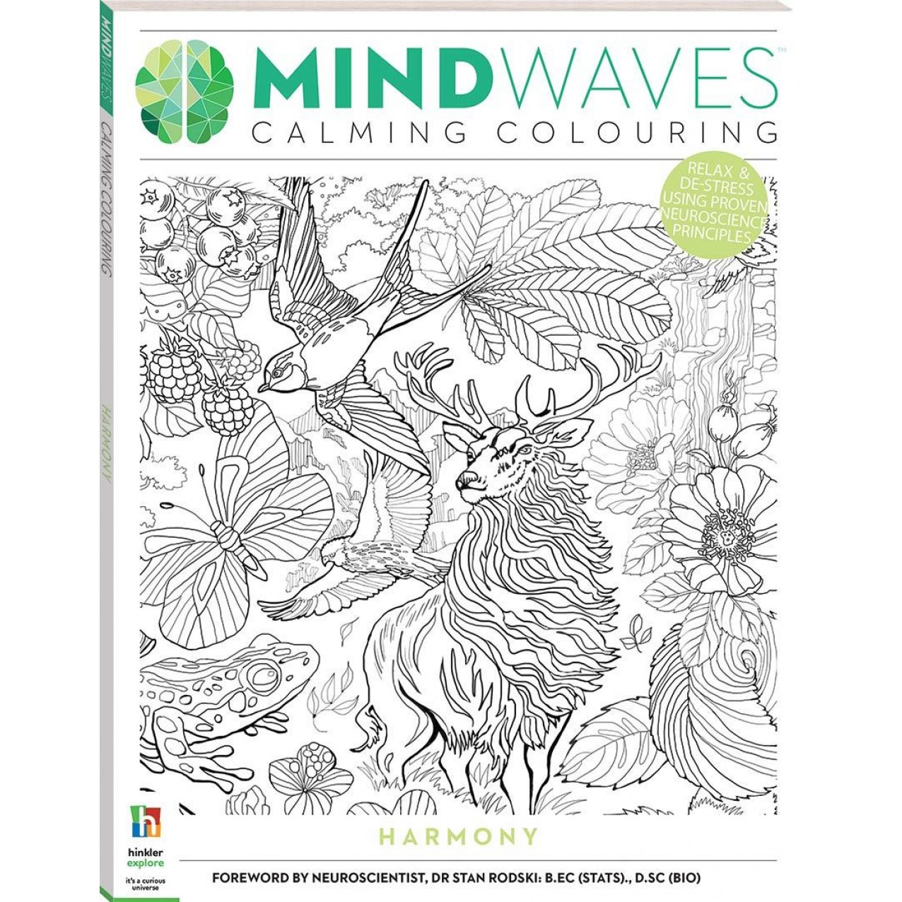 Βιβλίο Ζωγραφικής Mindwaves Calming Colouring Harmony