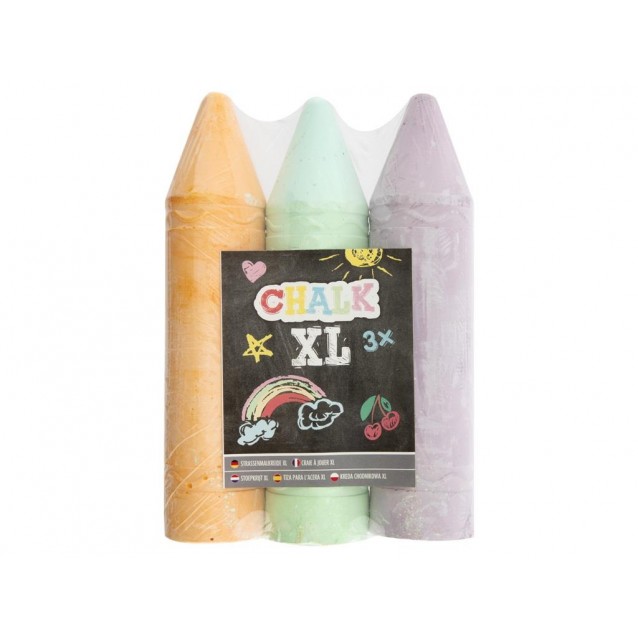 Moxy 3 Μεγάλες Κιμωλίες 19cm σε Διάφορα Χρώματα