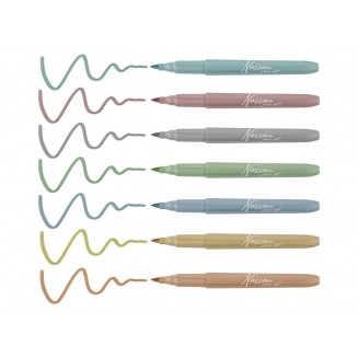 Nassau 7 Μεταλλικοί Brush Pens
