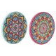 Moxy Diamond Painting Mandala Fuschia σε Στρογγυλό Τελάρο 30cm