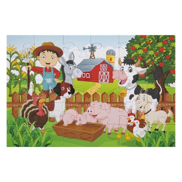 Moxy Παιδικό Παζλ 29x18cm 30 κομμάτια Αγρόκτημα