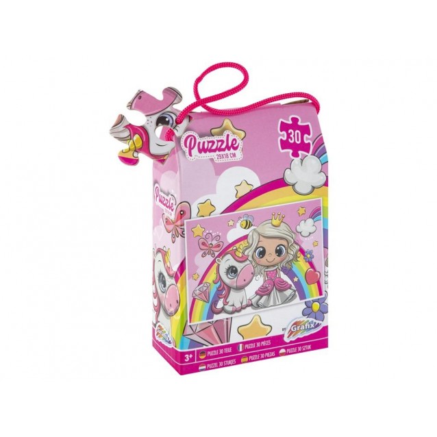 Moxy Παιδικό Παζλ 29x18cm 30 κομμάτια Μονόκερος