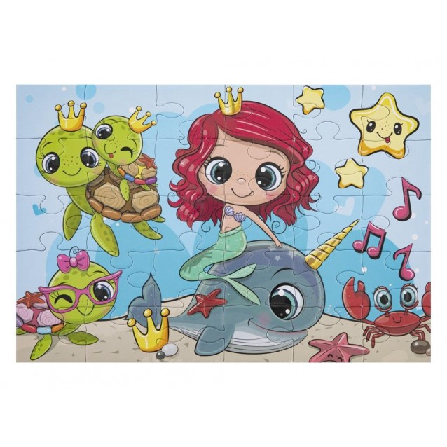 Moxy Παιδικό Παζλ 29x18cm 30 κομμάτια Βυθός