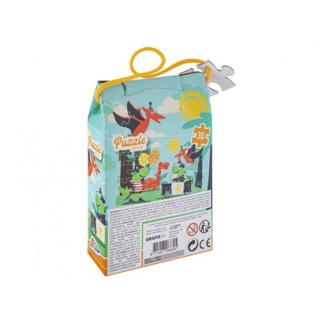 Moxy Παιδικό Παζλ 29x18cm 30 κομμάτια Δεινόσαυροι