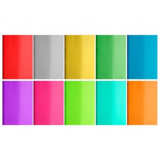 Craft ID 10 Χρωματιστα Χαρτόνια/Καθρεφτης 250gsm Α4 (21x29 7cm)