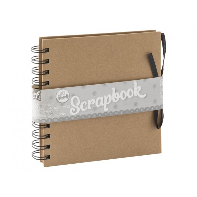Album Scrapbooking Σπιράλ 40 Φύλλων 15x15cm 200gr