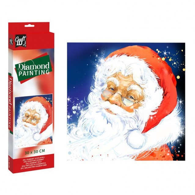 Craft ID Πίνακας Diamond Painting 30x30cm Santa
