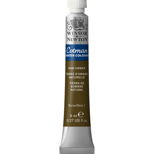 Winsor & Newton 8ml Σωληνάριο Ακουαρέλας Cotman 554 Raw Umber Series 1