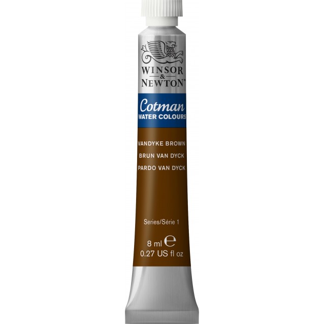 Winsor & Newton 8ml Σωληνάριο Ακουαρέλας Cotman 676 Vandyke Brown Series 1