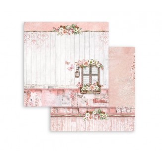 Stamperia Χαρτί Scrapbooking 30,5X30,5cm Διπλής Όψης Roseland Window