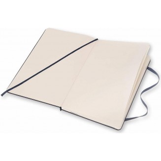 Moleskine Σημειωματάριο με Λευκές Σελίδες Μεγάλο Sapphire Blue Σκληρόδετο