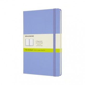 Moleskine Σημειωματάριο με Λευκές Σελίδες Μεγάλο Hydrangea Blue Σκληρόδετο
