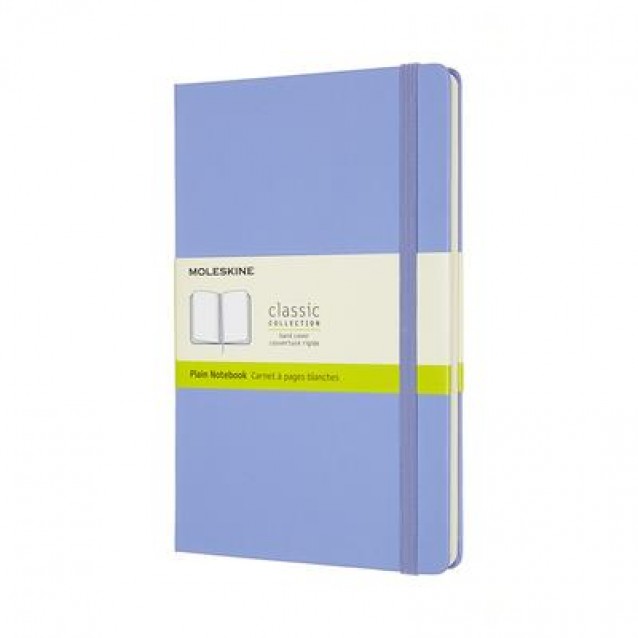 Moleskine Σημειωματάριο με Λευκές Σελίδες Μεγάλο Hydrangea Blue Σκληρόδετο