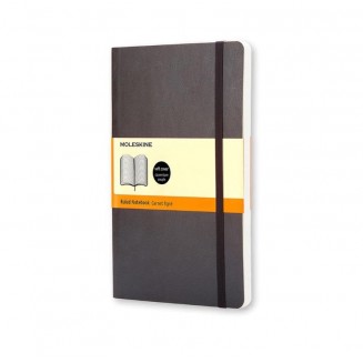 Moleskine Σημειωματάριο με Γραμμές Μικρό Black Εύκαμπτο