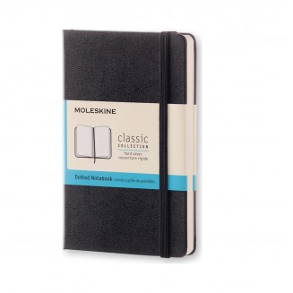 Moleskine Σημειωματάριο με Τελίτσες Μικρό Black Σκληρόδετο