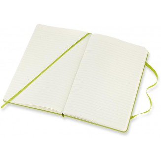 Moleskine Σημειωματάριο με Γραμμές Μικρό Lemon Green Σκληρόδετο