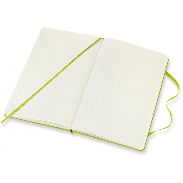 Moleskine Σημειωματάριο με Γραμμές Μικρό Lemon Green Σκληρόδετο
