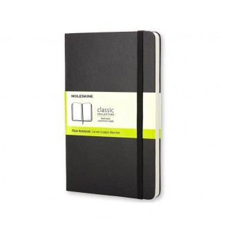 Moleskine Σημειωματάριο με Λευκές Σελίδες Μεγάλο Black Σκληρόδετο