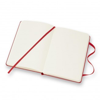 Moleskine Σημειωματάριο με Λευκές Σελίδες Μεγάλο Scarlet Red Σκληρόδετο