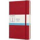 Moleskine Σημειωματάριο με Τελίτσες Μεγάλο Scarlet Red Σκληρόδετο