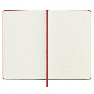 Moleskine Σημειωματάριο με Τελίτσες Μεγάλο Scarlet Red Σκληρόδετο