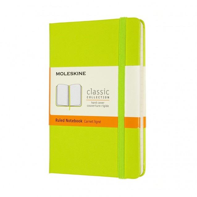 Μoleskine Σημειωματάριο με Γραμμές Μεγάλο Lemon Green Σκληρόδετο