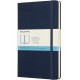 Moleskine Σημειωματάριο με Τελίτσες Μεγάλο Sapphire Blue Σκληρόδετο