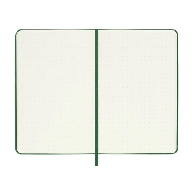 Moleskine Σημειωματάριο με Τελίτσες Μεγάλο Myrtle Green Σκληρόδετο