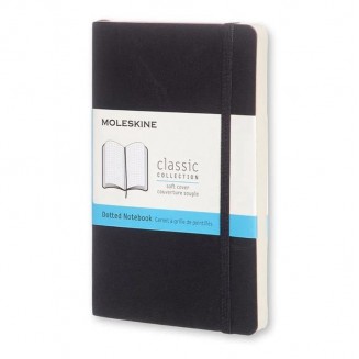 Moleskine Σημειωματάριο με Τελίτσες Μικρό Black Εύκαμπτο