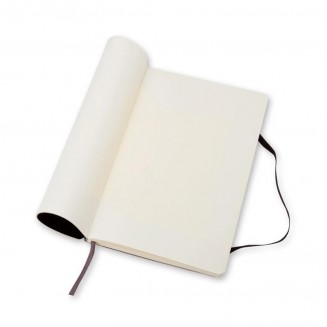Moleskine Σημειωματάριο με Λευκές Σελίδες Μεγάλο Black Εύκαμπτο