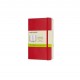 Μoleskine Σημειωματάριο με Λευκές Σελίδες Μικρό Scarlet Red Εύκαμπτο